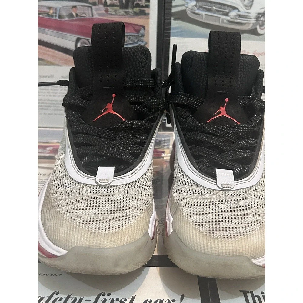 Nike Air Jordan 36 Psychic Energy Men's Size 8 White Red Black Basketball Shoes